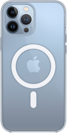 Чехол MagSafe прозрачный на iPhone 13 Pro